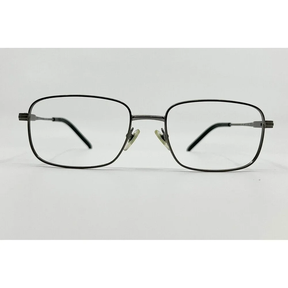 Sferoflex Eyeglass Frames Mens Gunmetal Rectangular 2197 231 54-18-140